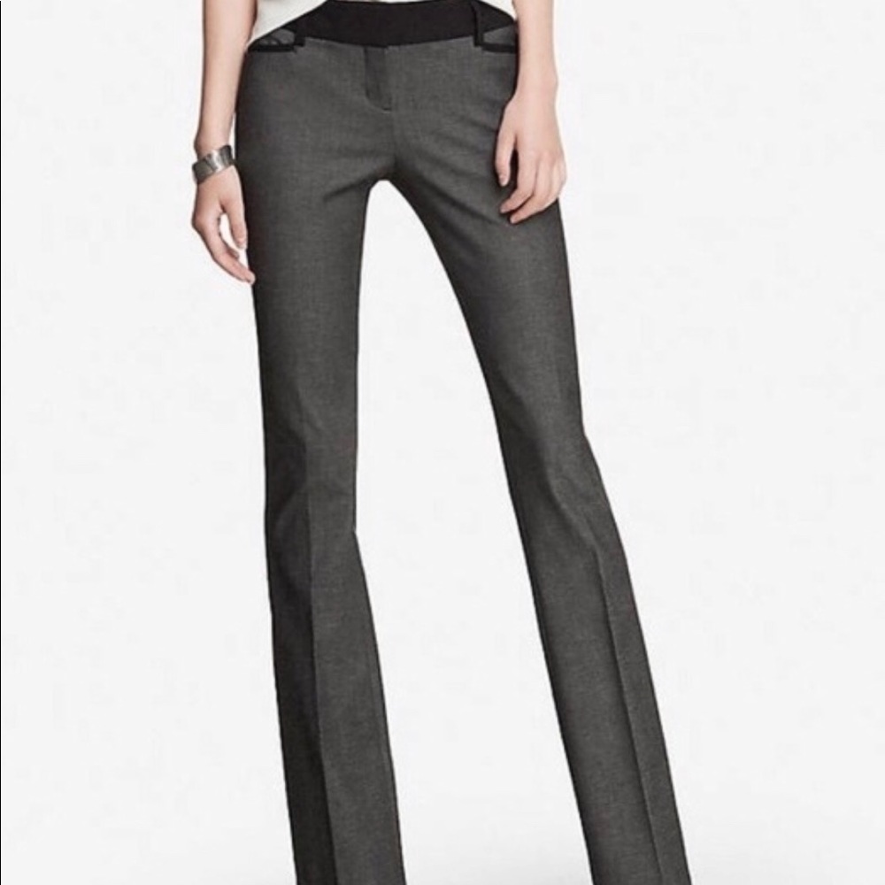 Express Dark Gray Columnist Pant